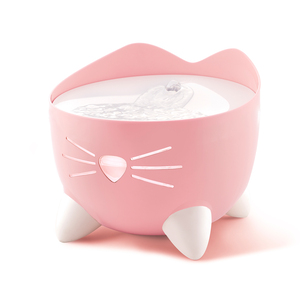 Catit PIXI Fuente para Gato Ultrasilenciosa Color Rosa, 2.5 L Catit PIXI Fuente para Gato Ultrasilenciosa Color Rosa, 2.5 L