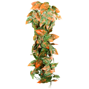 Penn Plax Decoración Plantas Verdes/Naranja para Reptil, 60 cm