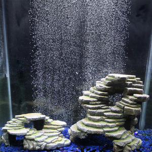 Penn Plax Decoración Roca Escalones para Peces, X-Grande