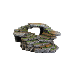 Penn Plax Decoración Roca Escalones para Peces, Grande Penn Plax Decoración Roca Escalones para Peces, Grande