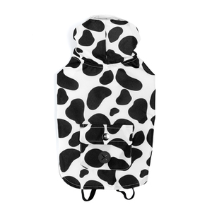Latipaw Farm Collection Impermeable Diseño Vaquita para Perro, Mediano