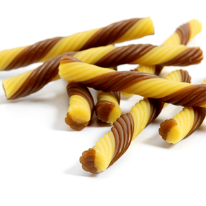 N-Bone Flossta Premios Dentales de Acción Dual Sabor Crema de Maní para Perro, 15 Piezas