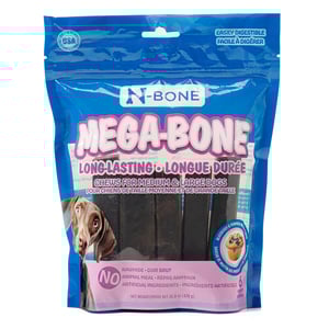 N-Bone Mega-Bone Premios Masticables Sabor Muffin de Arándanos y Calabaza para Perro, 6 Piezas N-Bone Mega-Bone Premios Masticables Sabor Muffin de Arándanos y Calabaza para Perro, 6 Piezas