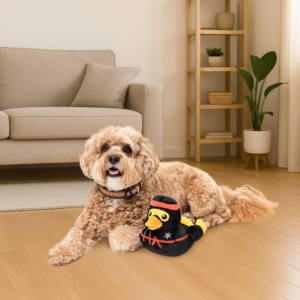 FuzzYard Ducks at Work Pato de Peluche Diseño Ninja para Perro, Mediano FuzzYard Ducks at Work Pato de Peluche Diseño Ninja para Perro, Mediano