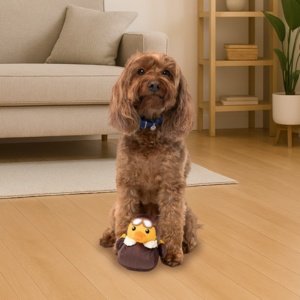 FuzzYard Ducks at Work Pato de Peluche Diseño Piloto para Perro, Chico FuzzYard Ducks at Work Pato de Peluche Diseño Piloto para Perro, Chico