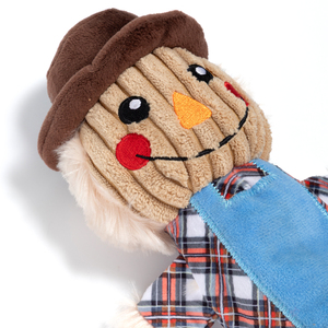 Latipaw Farm Collection Espantapájaros de Peluche con Botella al Interior para Perro, Grande