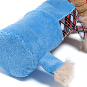 Latipaw Farm Collection Espantapájaros de Peluche con Botella al Interior para Perro, Grande