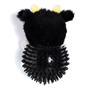 Latipaw Farm Collection Vaquita de Peluche con Pelota Exterior para Perro, Mediano