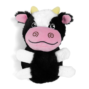 Latipaw Farm Collection Vaquita de Peluche con Pelota Exterior para Perro, Mediano