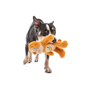 Guru Pet Soft Scents Mono de Peluche Resistente Aroma Banana para Perro, Mediano