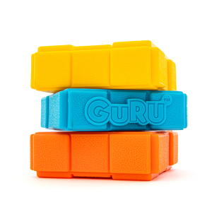 Guru Pet Juguete Dispensador de Premios Diseño Cubo Giratorio para Perro, Mediano