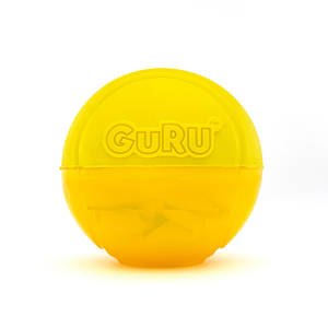 Guru Pet Pelota Dispensadora de Premios con Listón de Nylon para Perro, Mediano