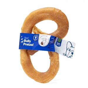 Canniet Masticable de Viril de Res en Forma de Pretzel para Perro, Mediano Canniet Masticable de Viril de Res en Forma de Pretzel para Perro, Mediano