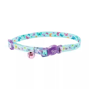 Safe Cat Collar con Broche de Seguridad Morado Diseño Mariposas para Gato, 1 Pieza Safe Cat Collar con Broche de Seguridad Morado Diseño Mariposas para Gato, 1 Pieza