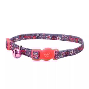 Safe Cat Collar con Broche de Seguridad Rosa Diseño Flores de Cerezo para Gato, 1 Pieza Safe Cat Collar con Broche de Seguridad Rosa Diseño Flores de Cerezo para Gato, 1 Pieza