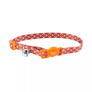 Safe Cat Collar con Broche de Seguridad Naranja Diseño Navajo para Gato, 1 Pieza Safe Cat Collar con Broche de Seguridad Naranja Diseño Navajo para Gato, 1 Pieza