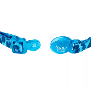 Safe Cat Collar con Broche de Seguridad Azul Diseño Bajo el Mar para Gato, 1 Pieza