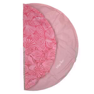 Unique Petz Cooling Tapete Redondo con Gel Diseño Playa Rosa para Perro, Chico