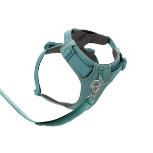 Ruffwear Front Range Arnés Híbrido de Ajuste Romano Color Aqua para Perro, Mediano