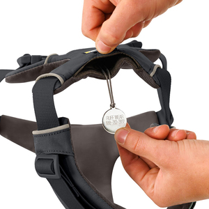 Ruffwear Front Range Arnés Híbrido de Ajuste Romano Color Negro para Perro, Mediano