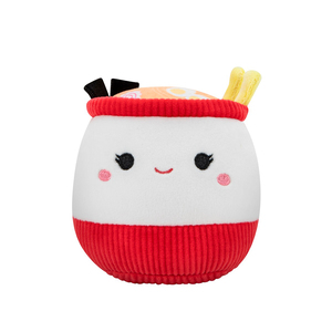 Squishmallows Pets Raisy & Dash Set de Peluches Diseño Ramen y Dumpling para Perro, Chico