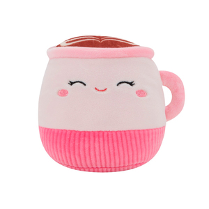 Squishmallows Pets Emery & Deja Set de Peluches Diseño Latte y Dona para Perro, Chico