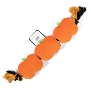 Nisoger Halloween Juguete de Cuerda con Calabazas de Peluche para Perro, Grande