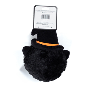 Nisoger Halloween Gato de Peluche con Pelota Interior para Perro, Mediano