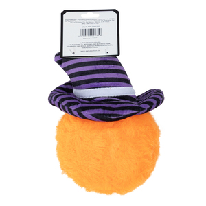 Nisoger Halloween Calabaza de Peluche con Pelota Interior para Perro, Mediano
