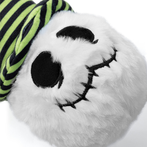 Nisoger Halloween Calavera de Peluche con Pelota Interior para Perro, Mediano
