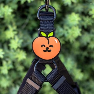 Jiby Charm para Personalizar Arnés Collar o Correa Diseño Durazno Feliz, 1 Pieza Jiby Charm para Personalizar Arnés Collar o Correa Diseño Durazno Feliz, 1 Pieza