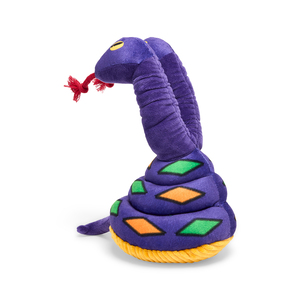 Bootique Halloween Serpiente Dos Cabezas de Peluche para Perro, Mediano