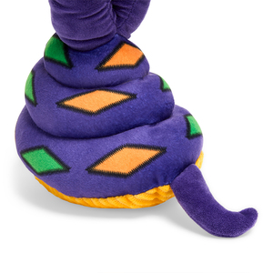 Bootique Halloween Serpiente Dos Cabezas de Peluche para Perro, Mediano