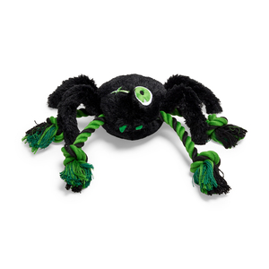 Bootique Halloween Araña de Peluche con Cuerda para Perro, Mediano Bootique Halloween Araña de Peluche con Cuerda para Perro, Mediano