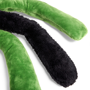 Bootique Halloween Araña Negro y Verde de Peluche para Perro, X-Grande