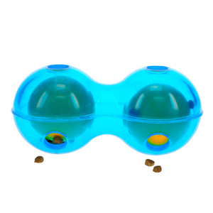 Guru Pet Pelota Dispensadora de Premios Diseño Doble para Perro, Mediano