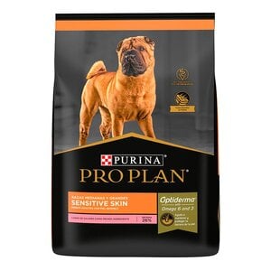 Pro Plan Optiderma Sensitive Skin Alimento Seco para Perro Adulto Razas Mediana/Grande Receta Salmón y Arroz, 15 kg Pro Plan Optiderma Sensitive Skin Alimento Seco para Perro Adulto Razas Mediana/Grande Receta Salmón y Arroz, 15 kg