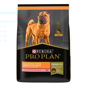 Pro Plan Optiderma Sensitive Skin Alimento Seco para Perro Adulto Razas Mediana/Grande Receta Salmón y Arroz, 15 kg Pro Plan Optiderma Sensitive Skin Alimento Seco para Perro Adulto Razas Mediana/Grande Receta Salmón y Arroz, 15 kg