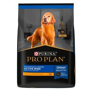 Pro Plan Optiage Active Mind Alimento Seco para Perro Senior Raza Mediana/Grande Receta Pollo y Arroz, 15 kg Pro Plan Optiage Active Mind Alimento Seco para Perro Senior Raza Mediana/Grande Receta Pollo y Arroz, 15 kg