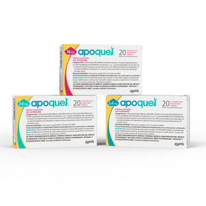 Apoquel Tabletas Masticables Antripruríticas de 3.6 mg para Perro Adulto Raza Pequeña, 20 Tabletas