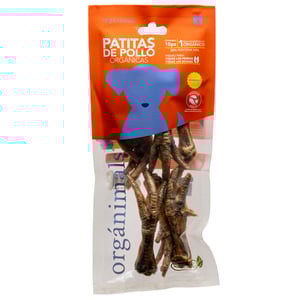 Orgánimals Patitas de Pollo Orgánico para Perro Todas las Etapas de Vida, 10 Piezas Orgánimals Patitas de Pollo Orgánico para Perro Todas las Etapas de Vida, 10 Piezas
