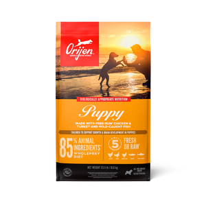 Orijen Alimento Natural para Cachorro Todas las Razas Receta Pollo, Pavo y Pescado, 10.6 kg Orijen Alimento Natural para Cachorro Todas las Razas Receta Pollo, Pavo y Pescado, 10.6 kg