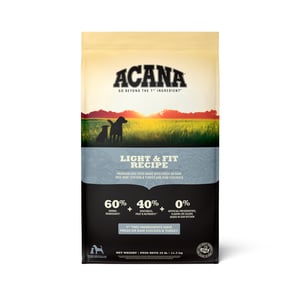 Acana Light & Fit Alimento Natural Control de Peso para Perro Adulto Receta Pollo, Pavo y Pescado, 11.3 kg Acana Light & Fit Alimento Natural Control de Peso para Perro Adulto Receta Pollo, Pavo y Pescado, 11.3 kg