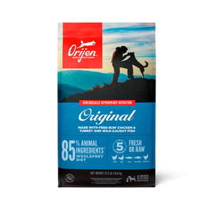 Orijen Original Alimento Natural para Perro Receta Pollo, Pavo y Pescado, 10.6 kg Orijen Original Alimento Natural para Perro Receta Pollo, Pavo y Pescado, 10.6 kg