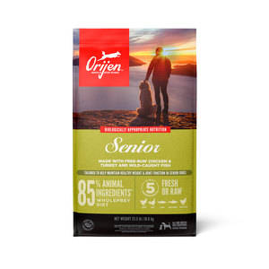 Orijen Alimento Natural para Perro Senior Receta Pollo, Pavo y Pescado, 10.6 kg Orijen Alimento Natural para Perro Senior Receta Pollo, Pavo y Pescado, 10.6 kg