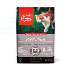 Orijen Fit & Trim Alimento Natural Reducción de Peso para Gato Adulto Receta Multiproteína, 5.4 kg Orijen Fit & Trim Alimento Natural Reducción de Peso para Gato Adulto Receta Multiproteína, 5.4 kg