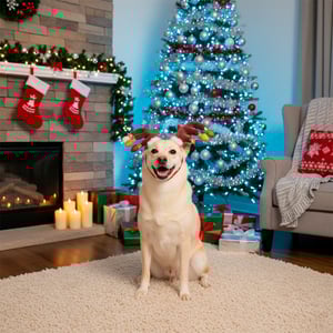 Merry Makings Holiday Diadema con Luces Diseño Reno para Perro, Chico/Mediano Merry Makings Holiday Diadema con Luces Diseño Reno para Perro, Chico/Mediano