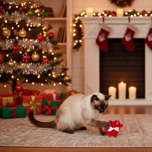Merry Makings Holiday Set de Juguetes Diseño Diversión Navideña para Gato, 6 Piezas Merry Makings Holiday Set de Juguetes Diseño Diversión Navideña para Gato, 6 Piezas