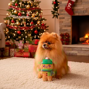 FuzzYard Holiday Galleta de Jengibre con Bufanda de Peluche para Perro, Chico FuzzYard Holiday Galleta de Jengibre con Bufanda de Peluche para Perro, Chico