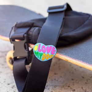 Jiby Charm para Personalizar Arnés Collar o Correa Diseño Corazón I Love My Dog, 1 Pieza Jiby Charm para Personalizar Arnés Collar o Correa Diseño Corazón I Love My Dog, 1 Pieza